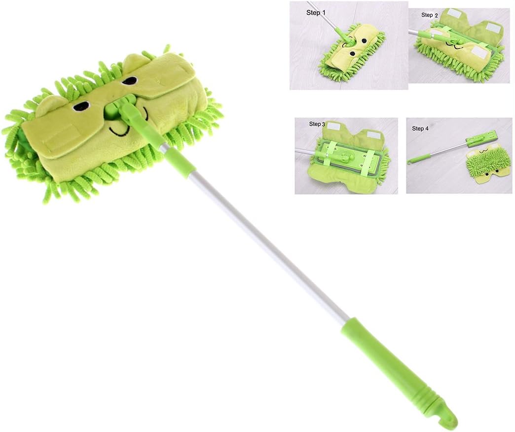 Kid's Housekeeping Cleaning Tools Set-Kids Cleaning Set 5 Piece -Pretend Play Home Cleaning Kit, Include Mop,Broom,Dust-pan,Duster Brush,Towel