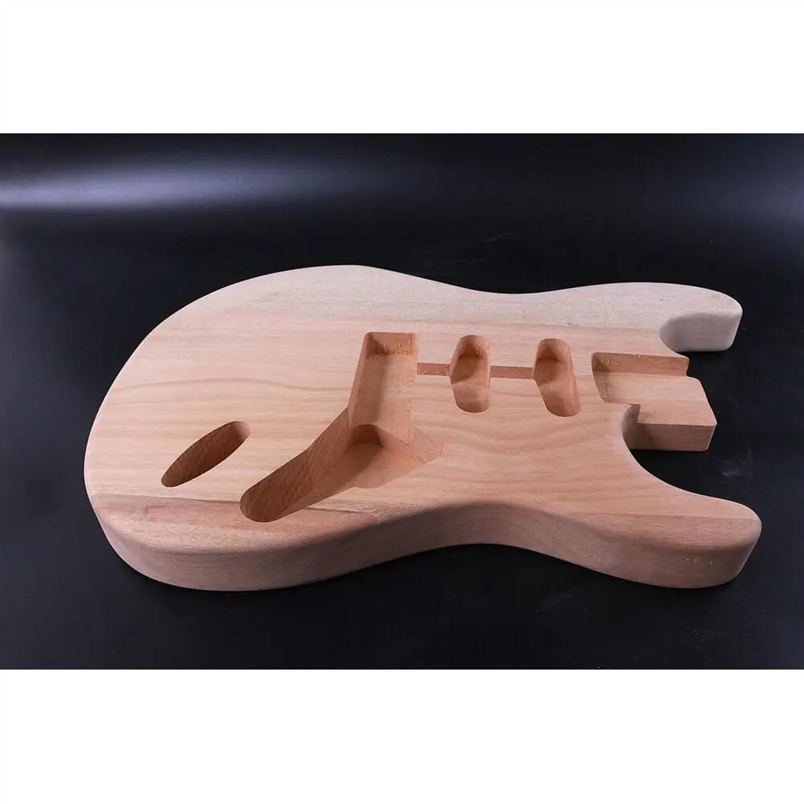 Zestaw body do gitary Korpus Gitary Elektrycznej Przetwornik SSH Gitara Z Litego Drewna Niedokończona Śruba Na Pięcie Rozwierć DIY Luthier Użyj Dobrego