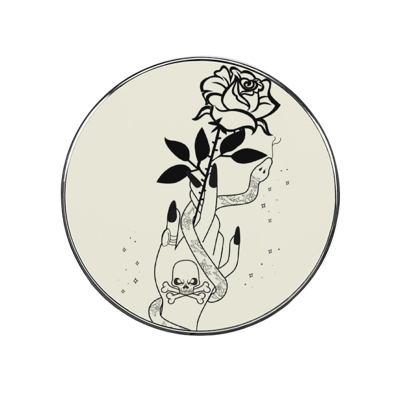 Rose In Hand Magnets For Fridge Kitchen Decoration For Refrigerators Whiteboards