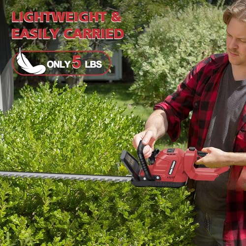 Image of Givilo 22.4 inch Hedge Trimmer Cordless Compatible with Milwaukee M18 Battery