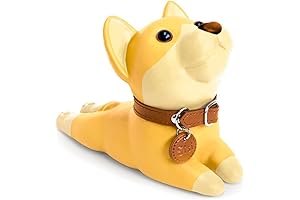DomeStar Cute Shiba Inu Door Stopper, Decorative Animal Doorstop & Door Wedge