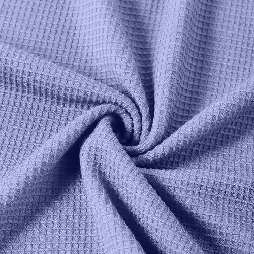 Mens Waffle Sweatshirt Casual Knited Long Sleeve Thermal Stand Collar Pullover Sweater Stylish Warm Cozy V Neck Henley Shirts4