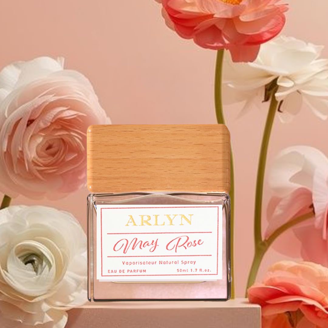 ARLYN May Rose Eau de Parfum for Women, Luxury Fragrance- Vegan, Creulty-Free and Eco Consious (1.7oz/ 50 ml) - Image 2