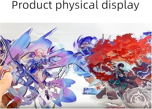 Miniatura 5 de Honkai Star Rail - Soporte acrílico de doble capa para personajes de personajes bellamente detallado, regalo para fanáticos (7 de marzo)