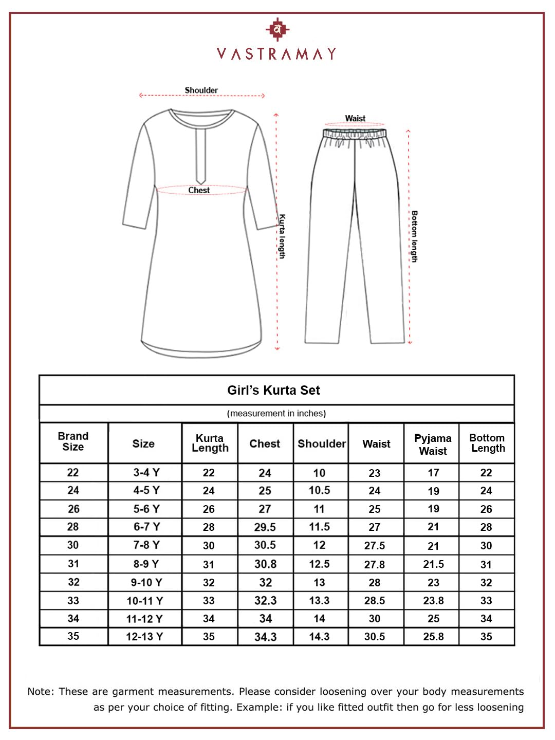 VASTRAMAY Kurta da bambina in cotone bianco con leggings e Dupatta tricolore - Abbigliamento etnico speciale per la festa della Repubblica, comodo ed elegante, per ragazze