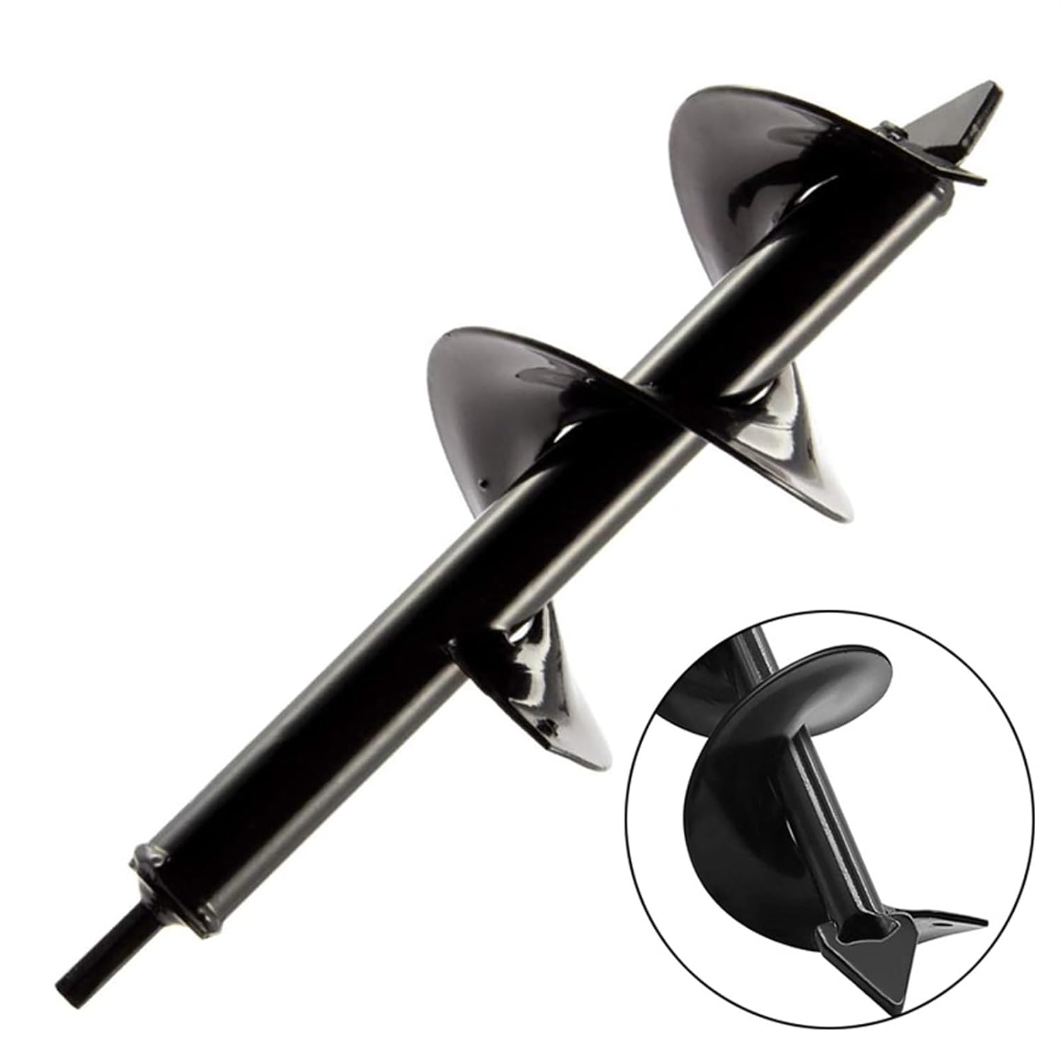 1Pcs Garden Planter Spiral Drill Bit 8x30cm Flower Bulb Hex Shaft Auger Yard Bedding Planting Post Hole Digger Tools