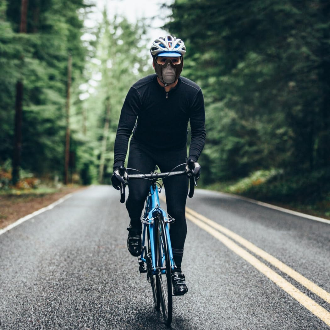 Mesh Face Mask with Adjustable Strap and Bendable Airsoft Mask, Includes Protective Goggles for Outdoor Sports