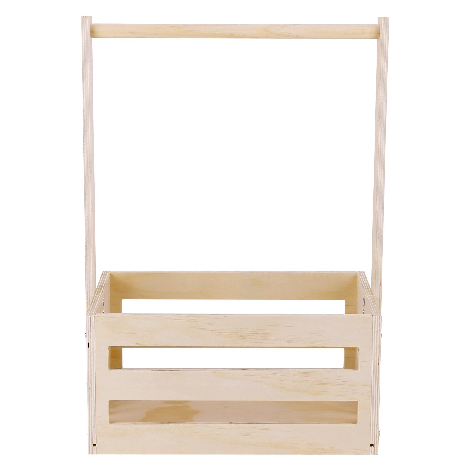 Wooden Baby Shower Crate Closet with Handle Baby Basket Baby Storage Crate Hamper Pregnancy New Parent Gifts