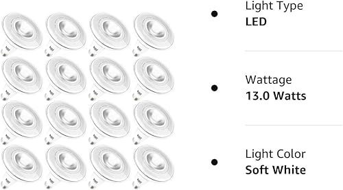 Miniatura 5 de Sunco Lighting Paquete de 16 focos LED para exteriores, impermeables, PAR38, regulable, equivalente a 100 W, 13 W, exterior, clasificación húmeda,
