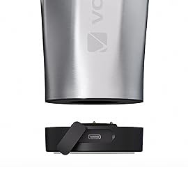 VOLTRX ChillMix Shaker Bottle Insulated Stainless Steel - USB C Rechargeable Electric Protein Shake Mixer, Shaker Cups for Protein Shakes and Meal Replacement, Midnight Navy, 16 oz