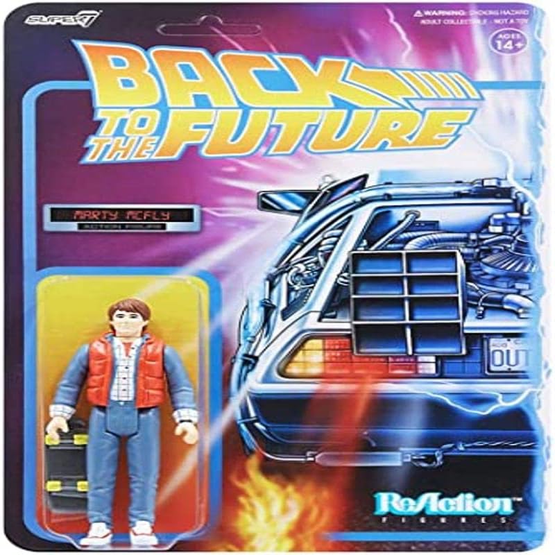 SUPER7 ReAction Action Figure W2-80s Marty McFly