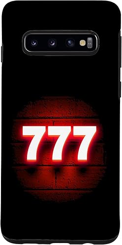 Galaxy S10 777 Lucky Slot Numbers Jackpot Case