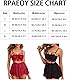 RPAEOY Dessous Damen Sexy Unterwäsche Spitze Sleepwear Kleid Nachthemd Flirty Erotische Lingerie mit Tanga One Piece Babydoll Set(Schwarz, L)
