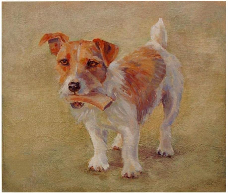 正規代理店 テリア ラッセル 犬 絵画 アクリル画 動物 動物画 Www Cecop Gob Mx