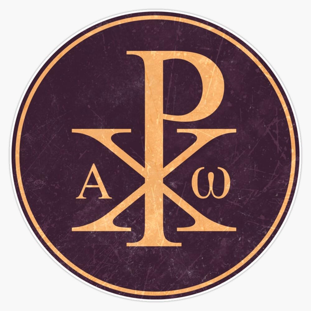 Amazon.com - Christogram Byzantine Empire Chi Rho Sticker Vinyl Decal ...