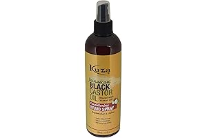 Jamaican Black Castor Oil Braid Spray for Black Women's Hair