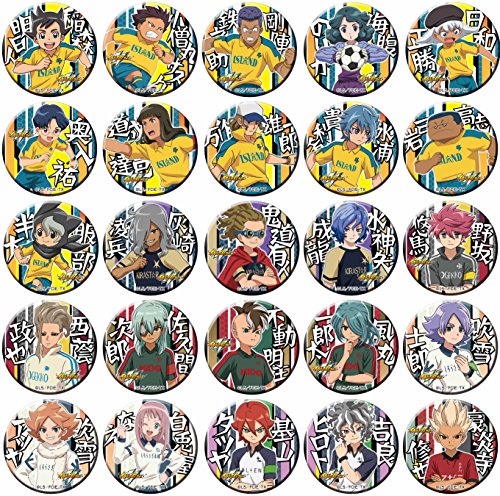 Inazuma Eleven cans badge BRUJULA Vol 1 coffret de badges metalliques dodecamethylene premium