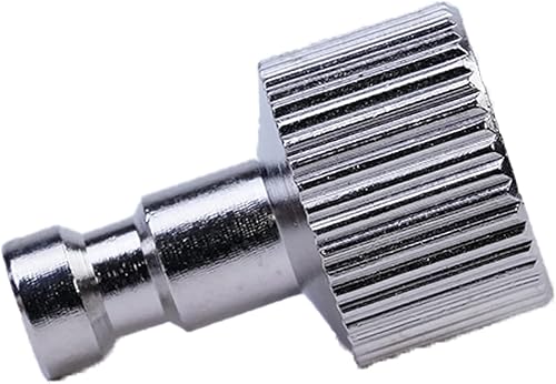 Miniatura 10 de LYMMIYTC Kit de aerógrafo pistola de gatillo de aerógrafo con aguja de 1.6ft, taza de pintura de 7 CC12 CC para pintura modelo de maquillaje,