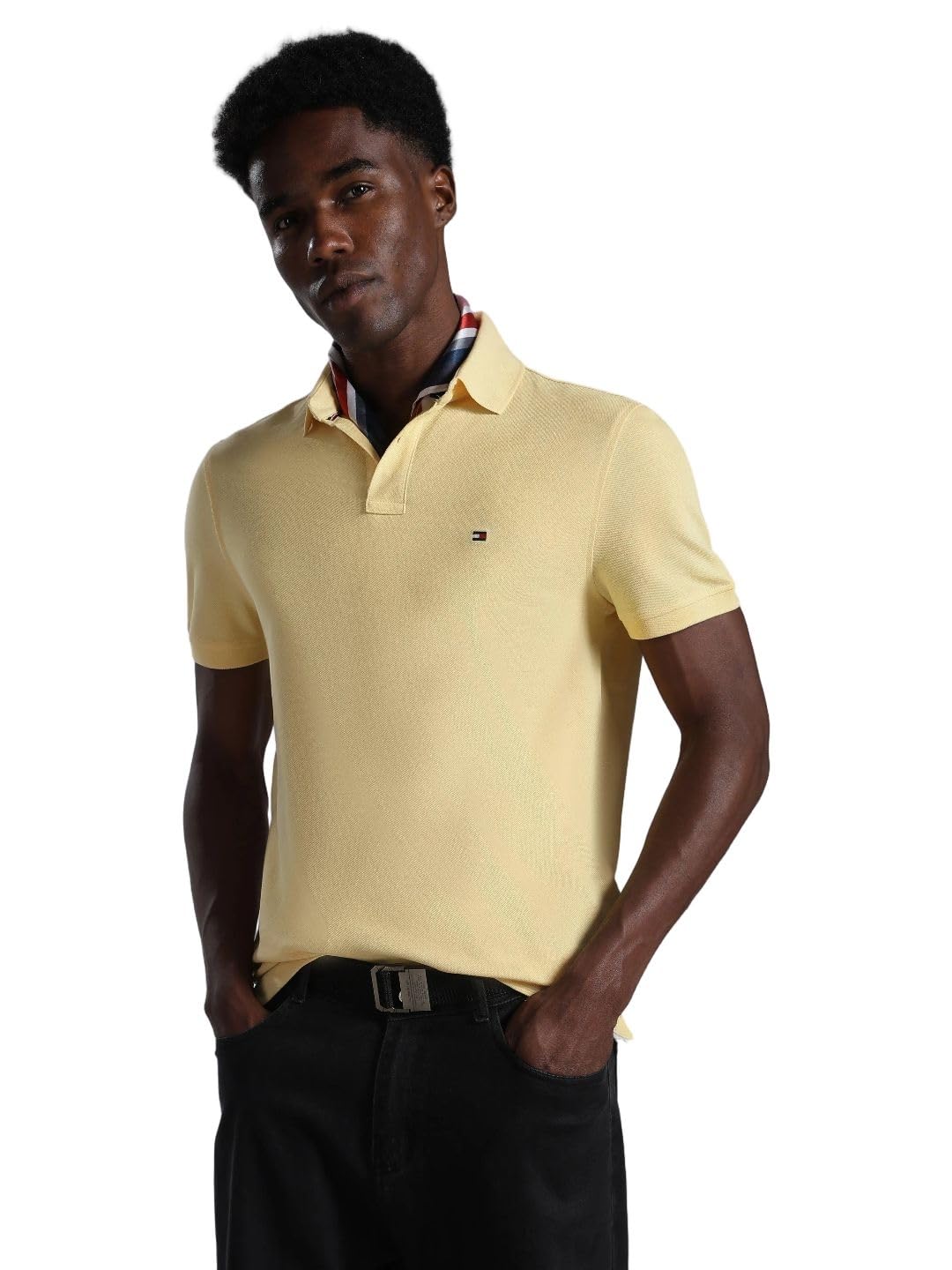 tommy hilfiger Solid Regular Fit Cotton Polo T-Shirt-picture-37