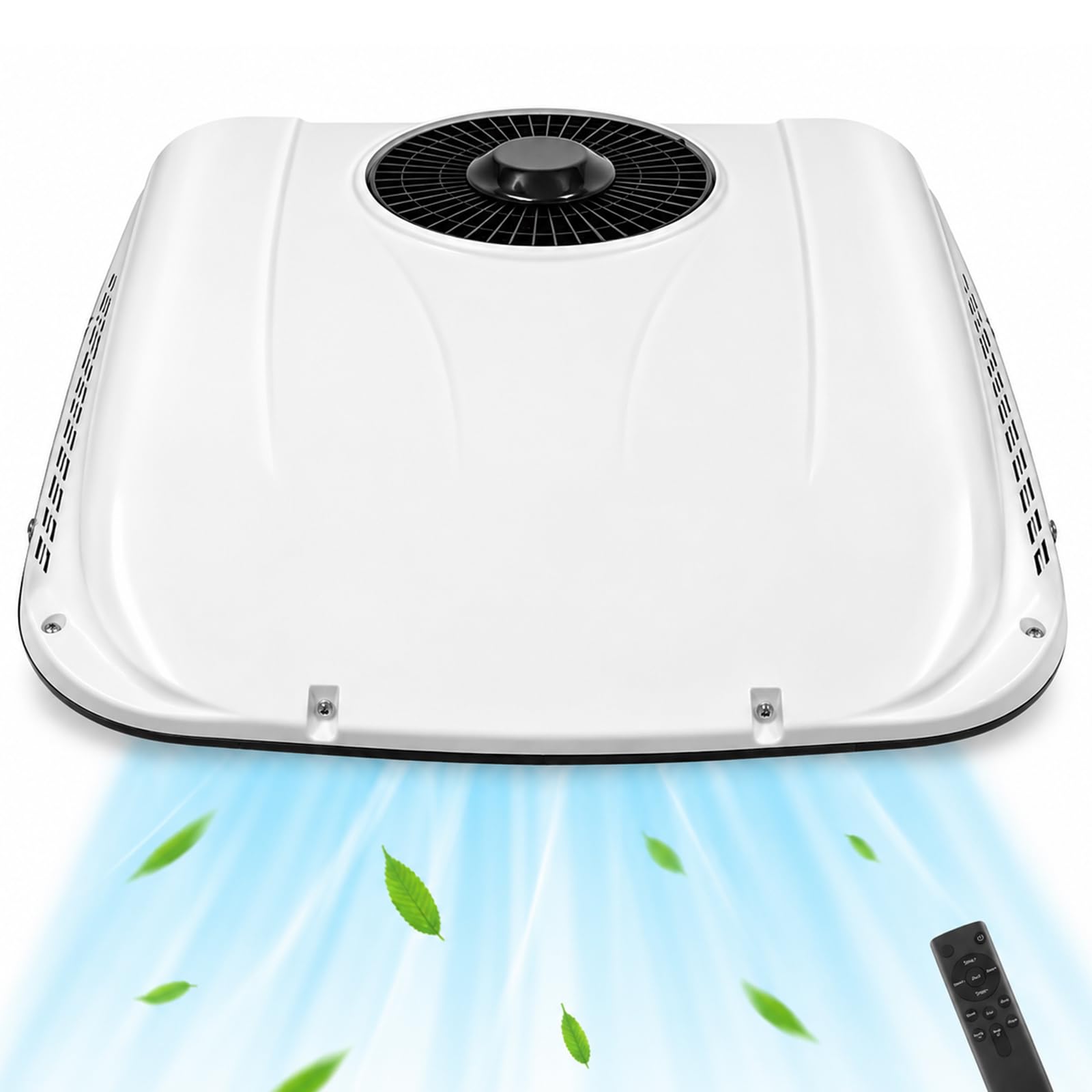 lilishangmao 12V/24V Rooftop Parking Air Conditioner for RVs And Trucks, DC Inverter Air Conditioner with LED Display, Remote Control And Fast Cooling for Campers And Pickup Trucks 24V