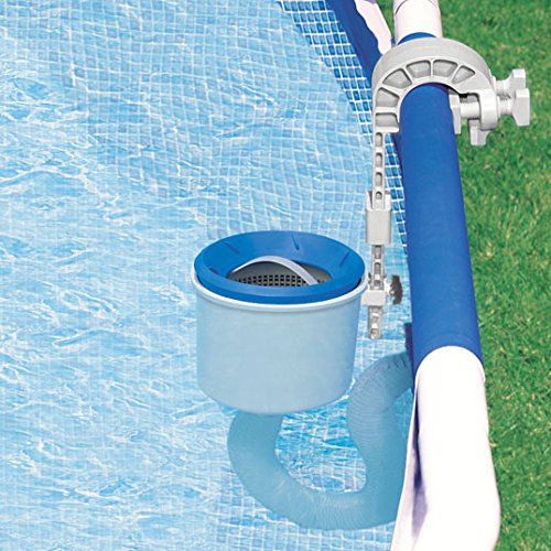 LEGNAGOFERR - INTEX 28000 SKIMMER DELUXE PULITORE AUTOMATICO PER POMPA FILTRO PISCINA FUORI TERRA INTEX BESTWAY E SIMILARI CON TUBO SKIMMER INCLUSO RICAMBI
