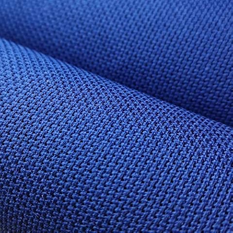KCS 59" x one Yard (93cmx149cm) 18 Ct Counted Cotton Aida Cloth Cross Stitch Fabric (Royal Blue) Cover