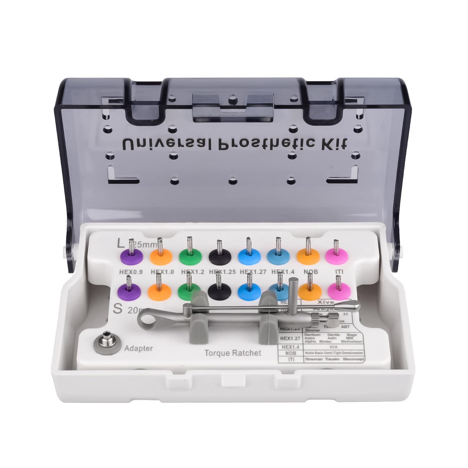 Kit De Prothèse Dentaire, Clé Dynamométrique Dentaire, Avec (5-35 N.Cm