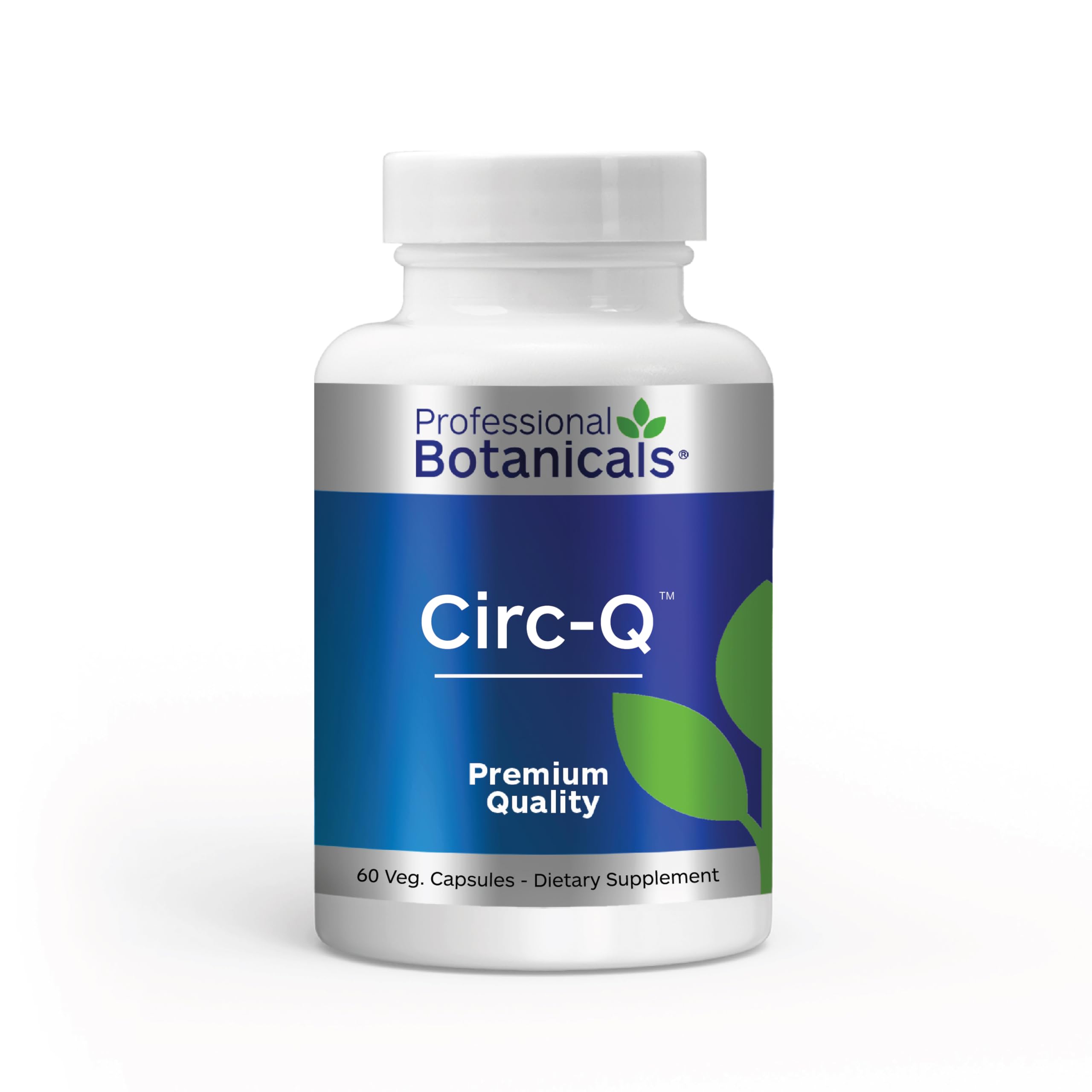 Professional Botanicals Circ-Q - Blood Circulation Support and Vein Health Supplement - 60 Vegetables Capsules