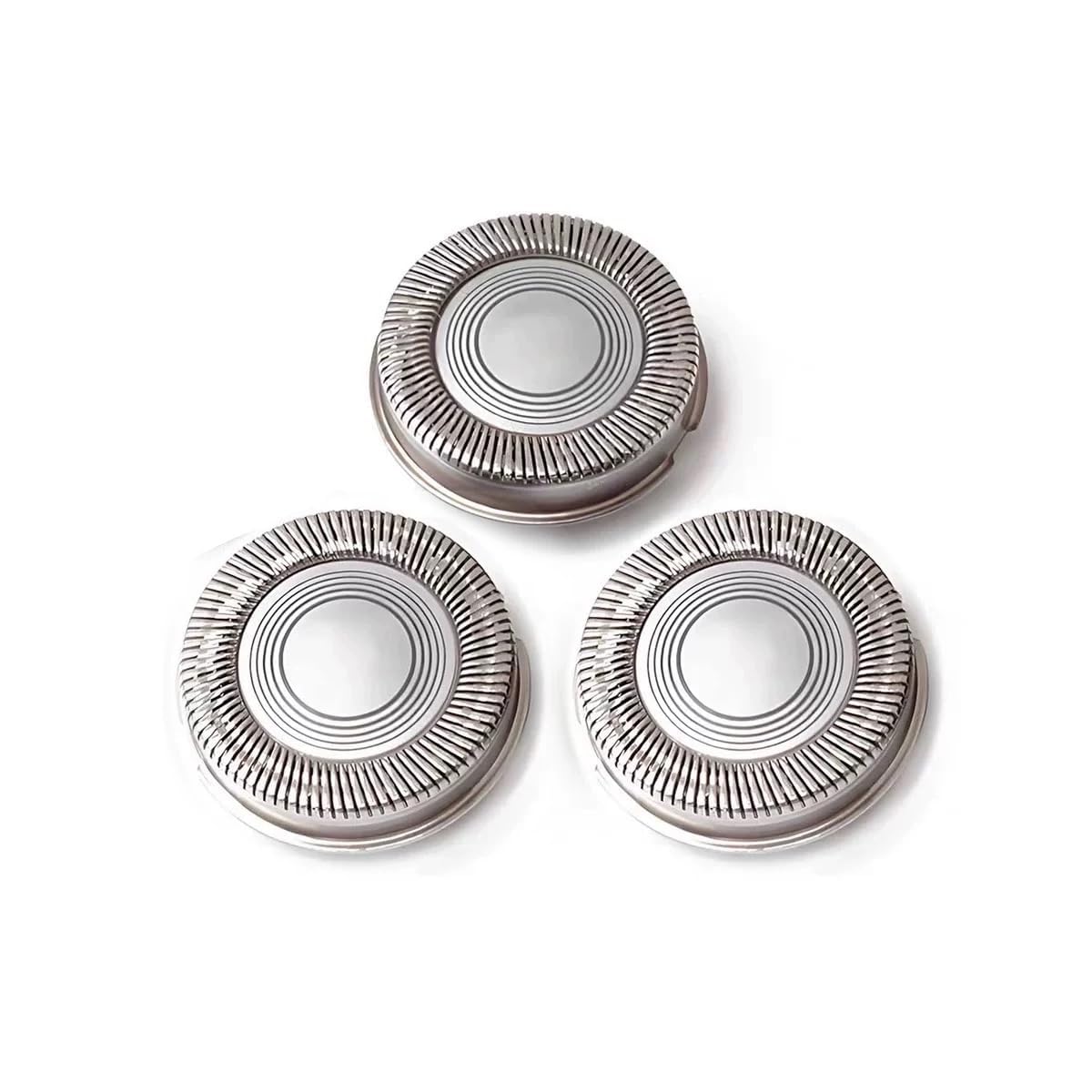sh30/52 replacement heads compatible with philips norelco shaver series 3000, 2000, 1000 and s1560 with durable sharp blade, razor blades for philips norelco shaver 3800, 3600, 2400 5000x and rounded