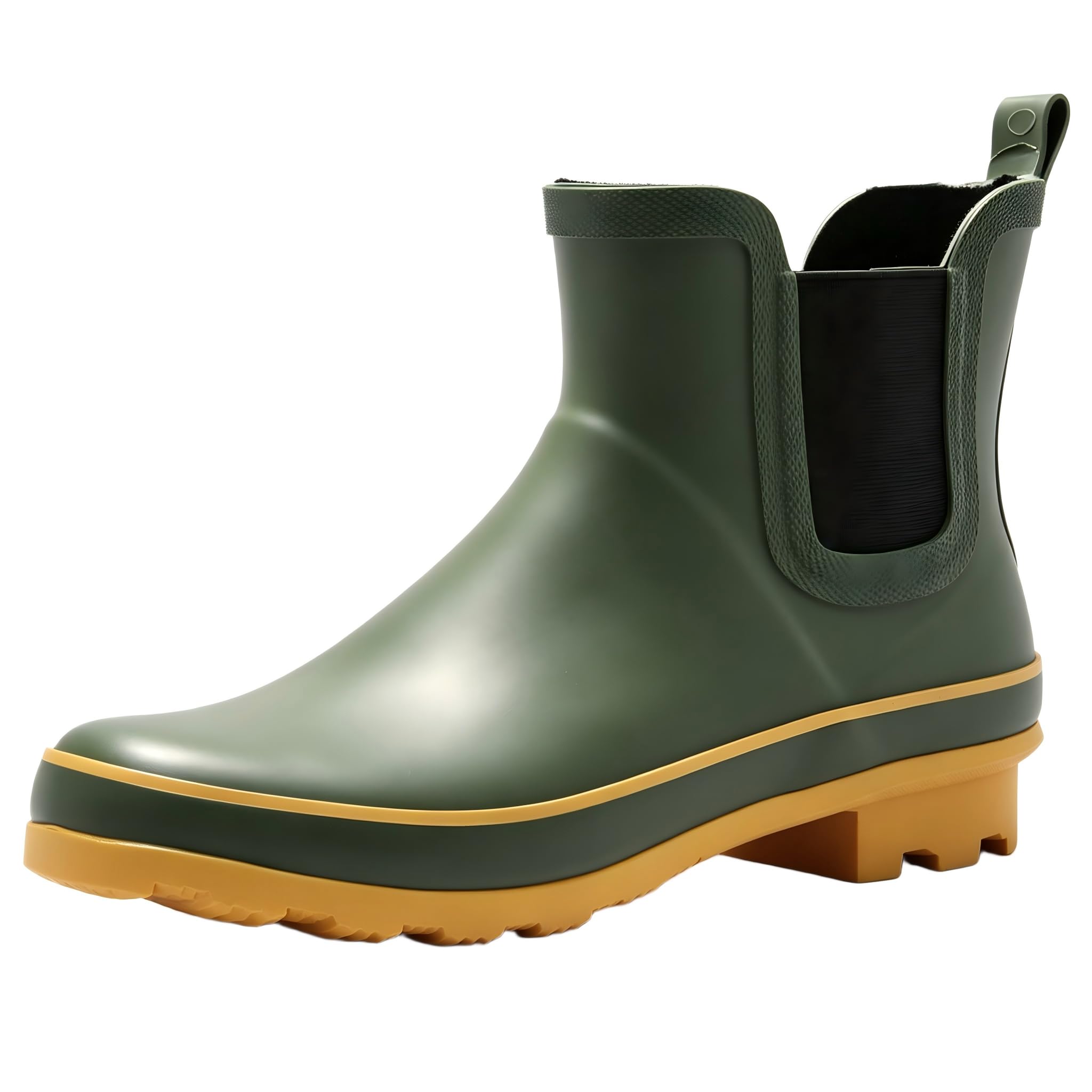 SWIFTFROG Rain Boots for Women - Waterproof Ankle Garden Shoes Anti-Slipping Floral Printed Rainboots