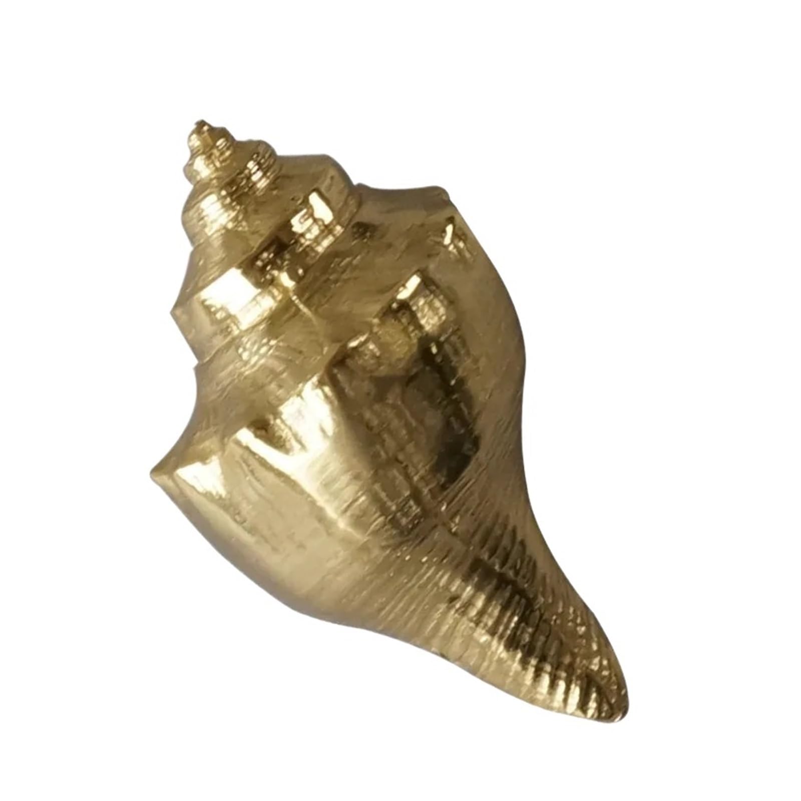 GFJFsetSH 1pcs Gold Brass Conch Shaped Cabinet Knobs(Conch L)