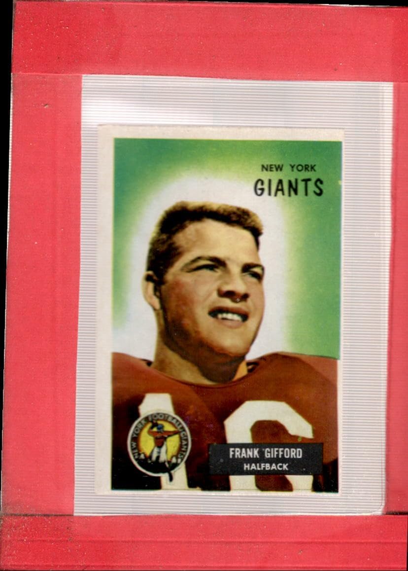 1955 Bowman #7 Frank Gifford NM+ New York Giants Football