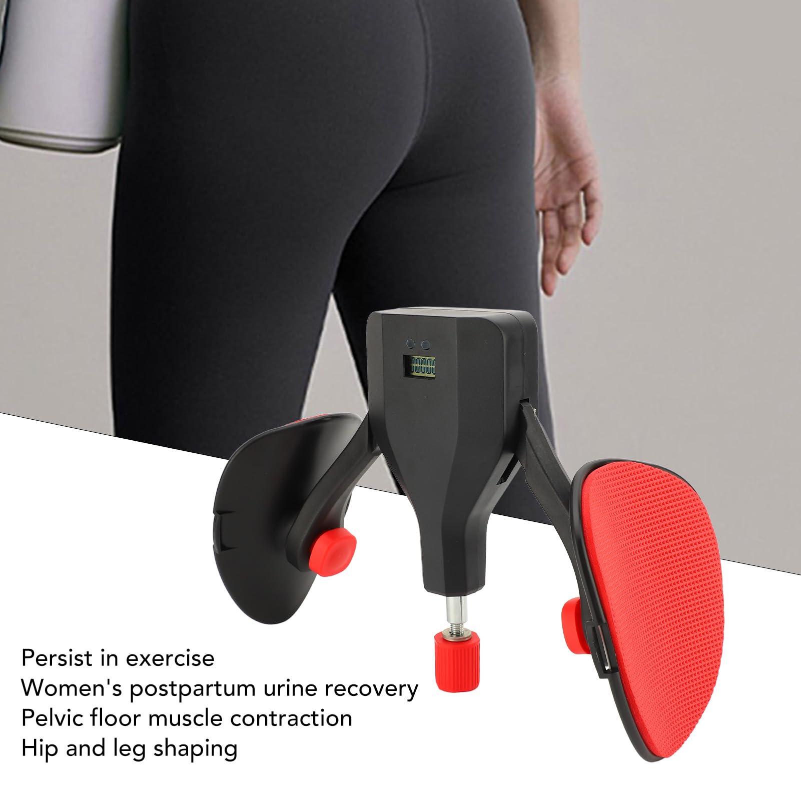 Bewinner Thigh Master Kegel Exerciseur, Muscle du Plancher Pelvien, Résistance 35 Kg, Exerciseur Intérieur de Cuisse Réglable avec Affichage de Comptage pour Hommes Femmes