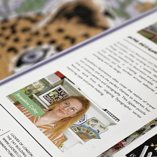 Miniatura 5 de Luckies of London - Rompecabezas de 500 piezas para adultos, rompecabezas retro y decoración inspiradora de arte de pared, juegos de mesa de 500