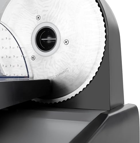 Miniatura 6 de Cortadora eléctrica de carne congelada de acero inoxidable 304, hoja de 7.5 pulgadas, herramienta de corte de máquina de pan para el hogar, sección