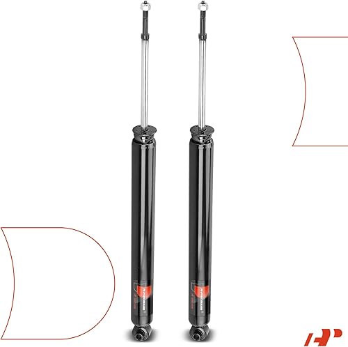 Miniatura 8 de A-Premium Par trasero (2) Conjunto de amortiguador compatible con Dodge Challenger 2009-2010, Charger 2006-2010, Magnum 2005-2008 y Chrysler 300