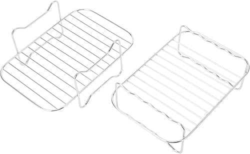Miniatura 2 de Estante para freidora de aire para freidoras instantáneas, freidora vortex, estante deshidratador de acero inoxidable, accesorios de aire, juego de