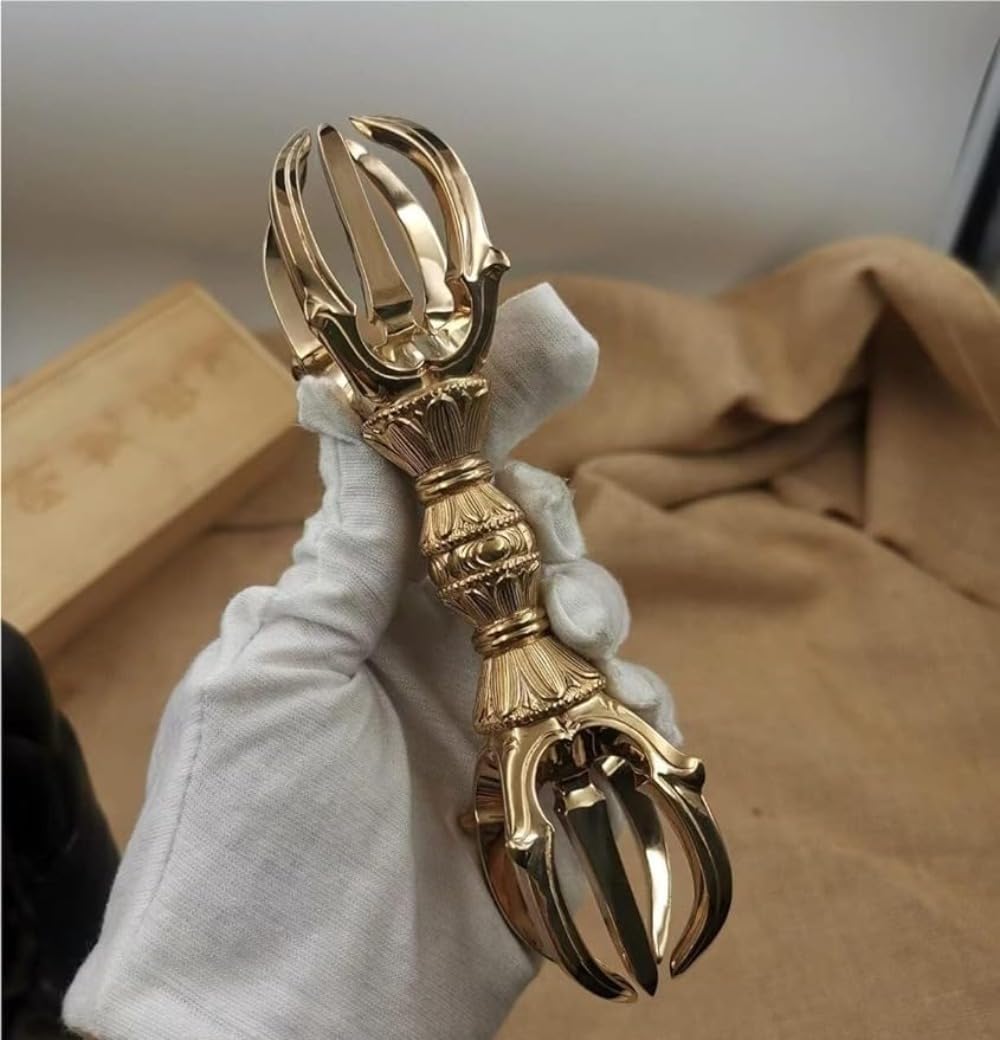 Amazon｜五鈷杵 長さ16cm 密教法具 寺院用仏具 金剛杵仏具 法具 お守り
