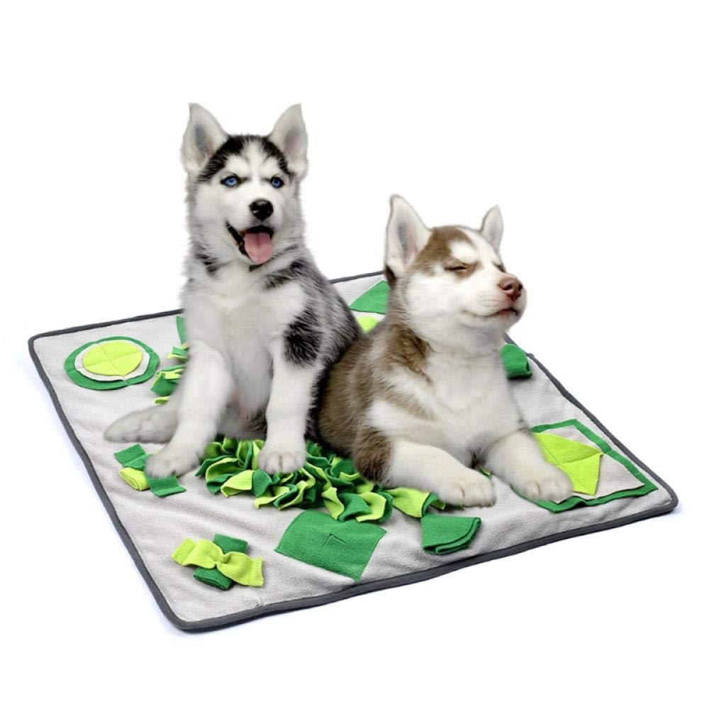 Trainingspads Für Hunde Haustier Hund Schnupftabak Matte Hund Nosework Pad Fütterungsmatte Waschbar Haustier Schnüffeln Trainingsdecke Fleece Pads 2St