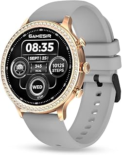 GAMESIR GEN 12 Pro Bluetooth Smartwatch for Men & Women | AMOLED Display with Touchscreen Fitness Tracker| Elegant Round D... Price In India
