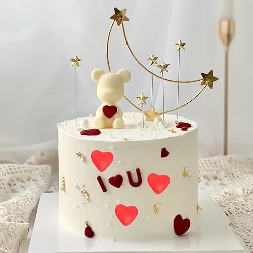 Miniatura 6 de Moldes de silicona con forma de corazón, molde de fondant de corazón para San Valentín, decoración de tartas, decoración de cupcakes, caramelo y