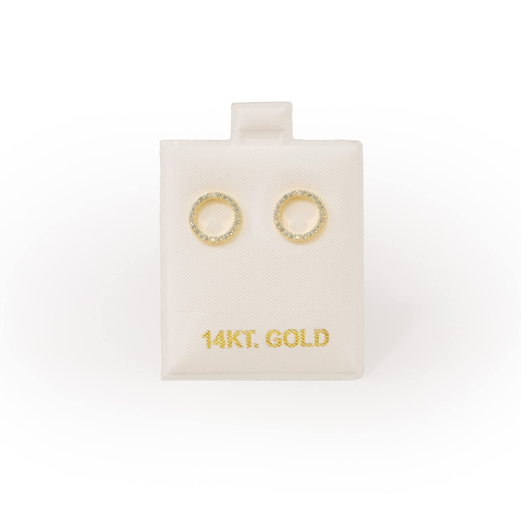N'icePackaging - 200 Qty 14 KT Gold Imprinted White 1 1/2