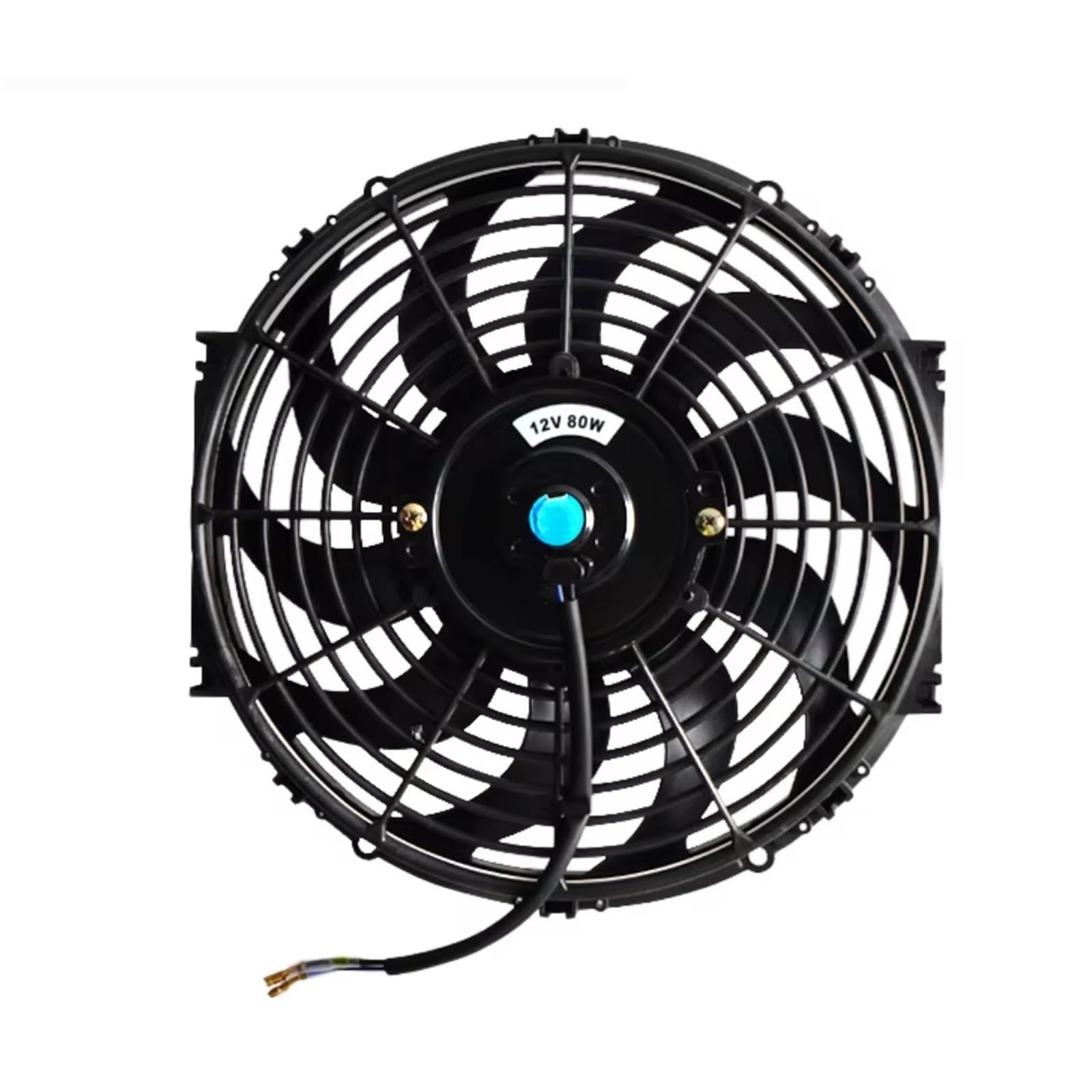 Motorlüfter Elektrische Universal 12V 80W Auto Klimaanlage Elektronische Kühler Lüfter Klinge Elektrische Cool Montage Kit Kühler 7 9 10 12 ZOLL(10 inch)