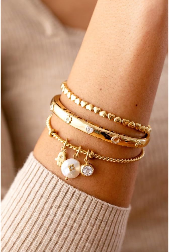 Domed Cuff Bracelet with Wonder Woman Theme by Alex and Ani - Image 3