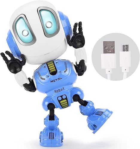 Rellenos de calcetines robots parlantes recargables para niños mini juguetes robot que repite lo que dices y ayuda a los niños a hablar juguetes
