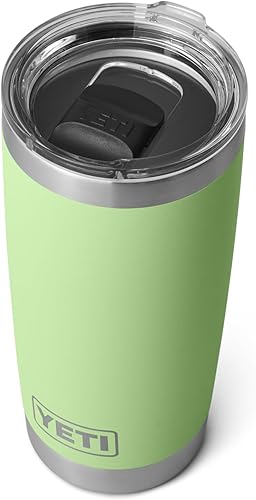 Miniatura 80 de YETI Rambler - Vaso aislado al vacío de acero inoxidable de 20 onzas con tapa MagSlider Verde mar