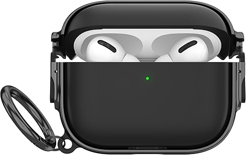 Miniatura 13 de Maxjoy Funda para AirPods Pro de 3ª Generación con Cerradura, Bonita Funda para AirPods Pro 3 con Bloqueo Protectora Rígida para AirPod Pro 3 para