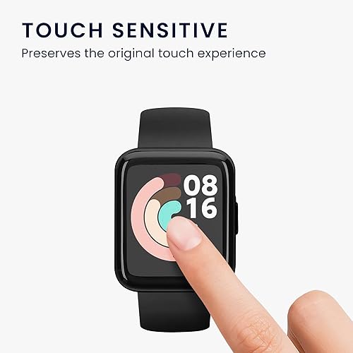 Miniatura 4 de kwmobile Protector de pantalla compatible con Xiaomi Redmi Watch 2 Lite, 2 protectores de reloj inteligente antihuellas
