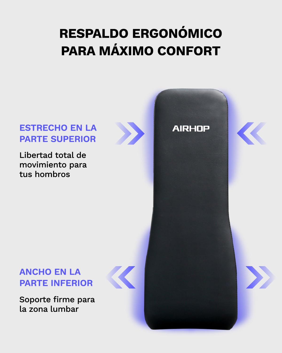 AIRHOP Banco de Musculación Banco de Press de Banca Ajustable Mejorado, Banco Ejercicio para Entrenamiento Completo del Cuerpo, Plegable y Ahorro de Espacio, Adecuado para Home Gym y Estudios Fitness