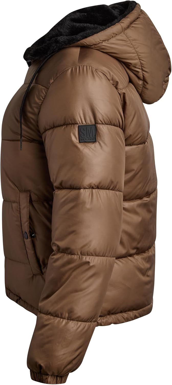 Steve Madden Womens Winter Jacket - Heavyweight Reversible Quilted Parka Puffer Coat Faux Fur Lined Jackets for Women - Image 6